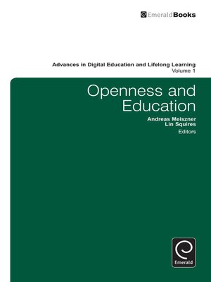 cover image of Advances in Digital Education and Lifelong Learning, Volume 1